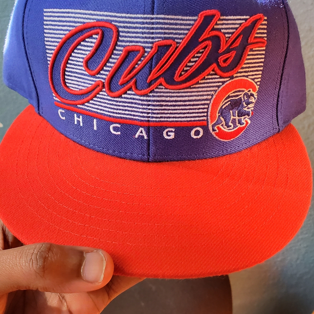 MLB. Baseball. Chicago Cubs Blue and Red Cap. 47 Brand.